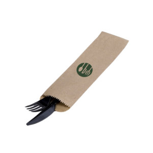 Bolsa De Papel Impresa Para Cubiertos