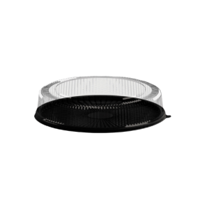 Domo Circular Negro Con Base 33 Altura 12